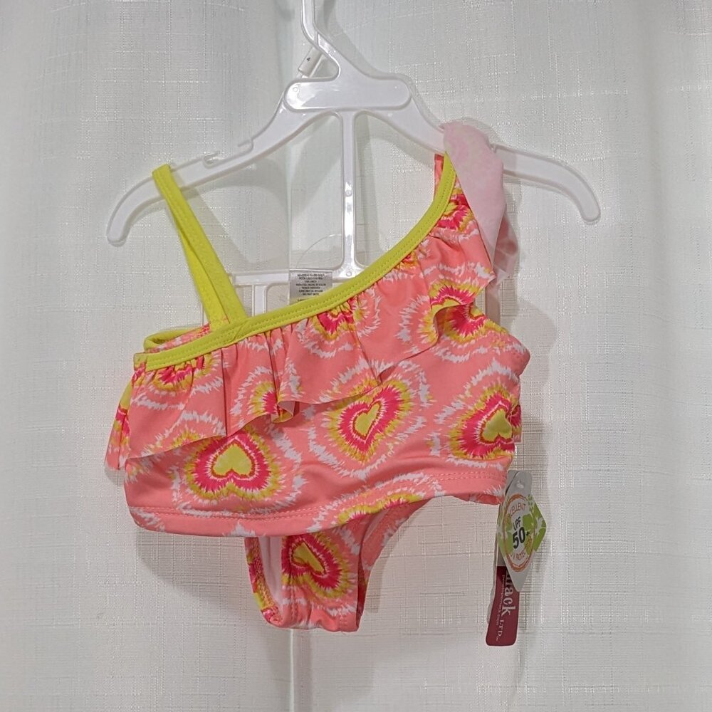 Penelope Mack  Swimsuit 2 piece  Pink /Yellow Size 4 NWT